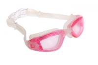 Очки для плавания BRADEX Комфорт+, розовые, цвет линзы - прозрачный SF 0391