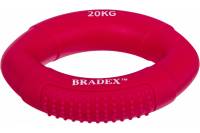 Кистевой эспандер BRADEX 20 кг, овальной формы, розовый SF 0573