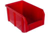 Пластиковый ящик Стелла-техник 234х149х120мм, 3,8 литра, V-2-красный