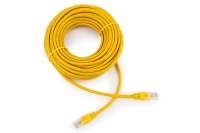 Патч-корд Cablexpert UTP PP12-10M/Y кат.5e, 10м, литой, многожильный жёлтый PP12-10M/Y