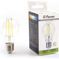 Cветодиодная лампа FERON lb-615 e27 15w 4000k, 38242