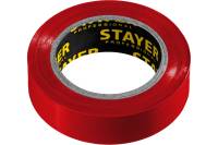 Изолента STAYER Protect-10 ПВХ10м (0,13х15 мм), красная 12291-R