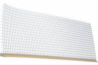 Примыкающий профиль GAVIAL (ПВХ; с сеткой 6 мм; с пыльником резиновым; 2,4 м) 00002073
