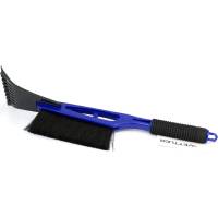 Щетка для снега со скребком VETTLER 44,5см мягкая щетина, мягкая ручка, синяя (VE SB-4B) VESB4B