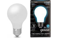 Лампа Gauss LED Filament A60 OPAL E27 10W 860lm 4100К 102202210