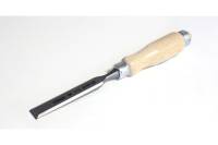 Плоская стамеска Narex с деревянной светлой ручкой 18 мм 810118