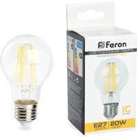 Cветодиодная лампа FERON LB-620 E27 20W 2700K, 38245
