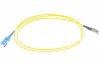 Переходной волоконно-оптический шнур NIKOMAX желтый, 1м NMF-PC1S2C2-SCU-FCU-001