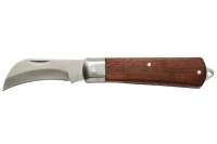Складной монтерский нож HOEGERT TECHNIK с изогнутым лезвием из легированной стали HT4C651