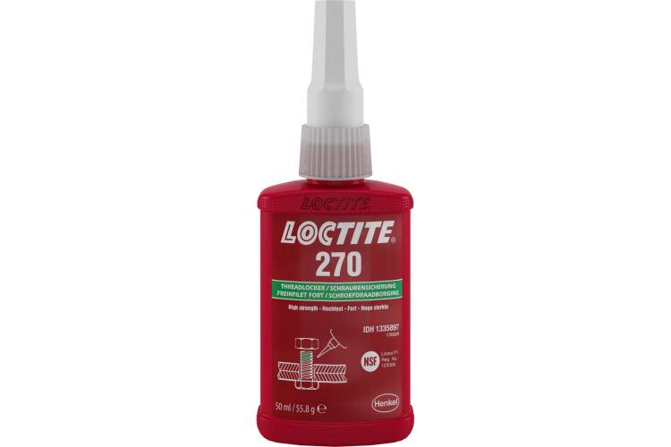 Резьбовой фиксатор высокой прочности Loctite 270 50мл 1335896