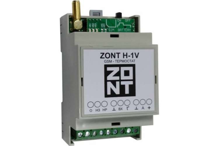 Термостат ZONT H-1V GSM для газовых и электрических котлов эван 112008 ML13213