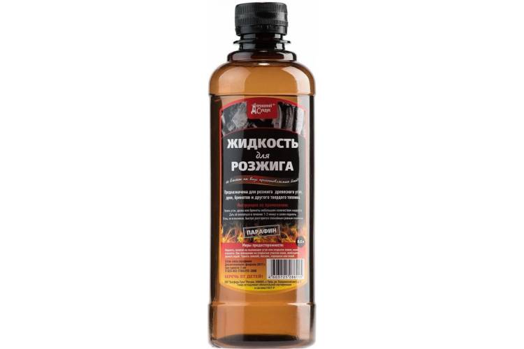 Жидкость для розжига Домашний Сундук Парафин, 0.5 л ДС-130