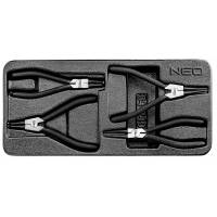 Щипцы для стопорных колец набор 4 шт NEO Tools 84-240