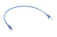 Коммутационный шнур NIKOMAX U/UTP 4 пары, синий, 0,5м NMC-PC4UD55B-005-C-BL