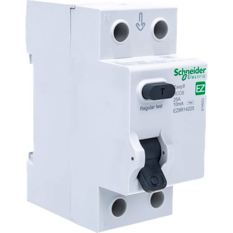 Выключатель дифференциального тока Schneider Electric 2п 25А 10мА тип AC EASY 9 SchE EZ9R14225