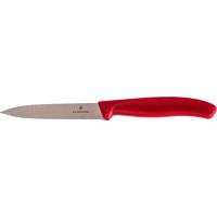 Нож для очистки овощей Victorinox лезвие 10 см, волнистое, красный 6.7731