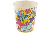 Набор бумажных стаканов Волшебная страна Happy Birthday 6 шт 007147