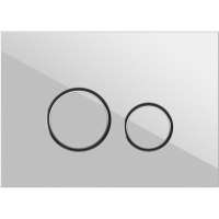 Кнопка Cersanit TWINS для LINK PRO/VECTOR/LINK/HI-TEC стекло, белый 64116
