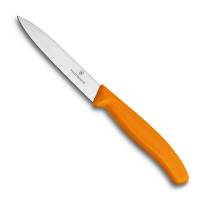 Нож для очистки овощей Victorinox лезвие 10 см, оранжевый, 6.7706.L119