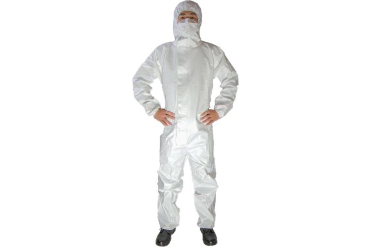 Защитный костюм из нетканого материала, размер 2XL, плотность 63 г/кв.м ЭнергоРесурс 9990000