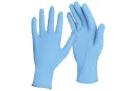 Нитриловые перчатки ЛАЙМА, голубые, размер S, 50 пар 605013