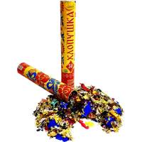 Пневматическая хлопушка Магия праздника 30 см, фольгированное конфетти + Подарок MAG3001-S