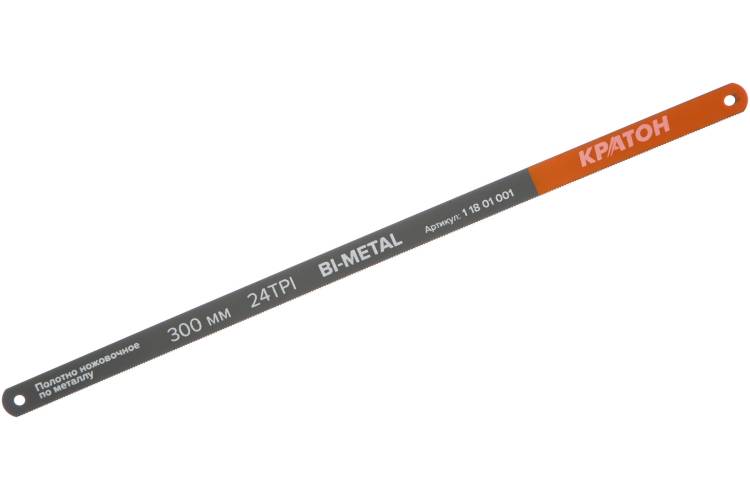 Ножовочное полотно по металлу, 300мм Кратон Bi-Metal 1 18 01 001