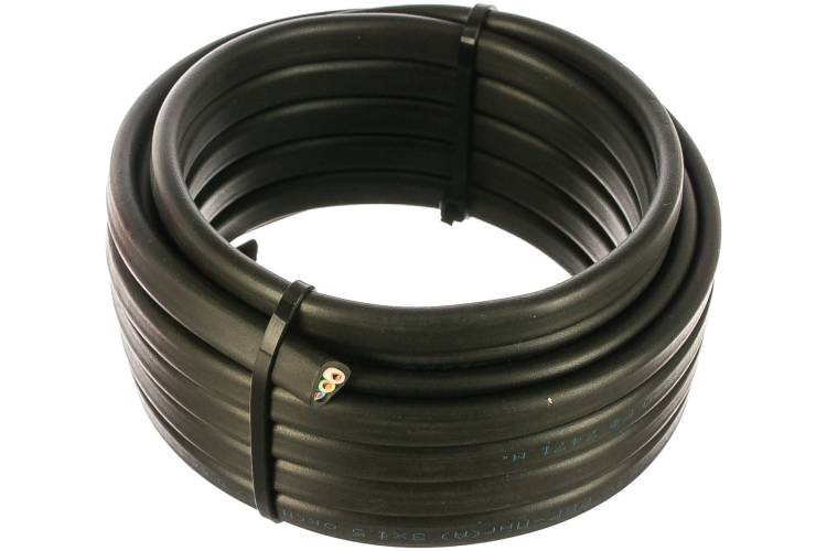 Силовой медный кабель REXANT ВВГ-ПнгА 3x1,5 кв.мм 5м ГОСТ 31996-2012, ТУ 16-705.499-2010 01-8215-5