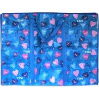Двухслойная хозяйственная сумка на молнии Beroma 80x55x25 см, голубой с сердечками 07709270