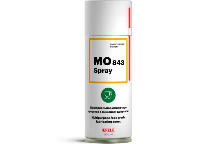 Универсальное масло с пищевым допуском EFELE MO-843 Spray, 520 мл 0093932