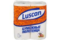 Бумажные полотенца Luscan 2 слоя, белые, 2 рулона по 12.5 метров 317393
