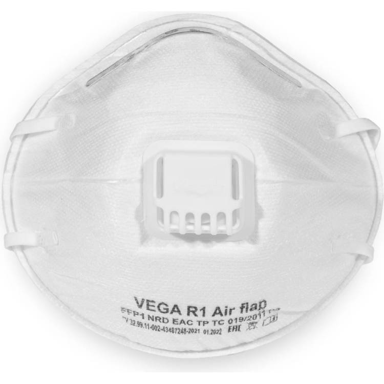 Респиратор с клапаном Фабрика Вега Спец Vega R1 Аir Flap FFP1, 10 шт 1671236