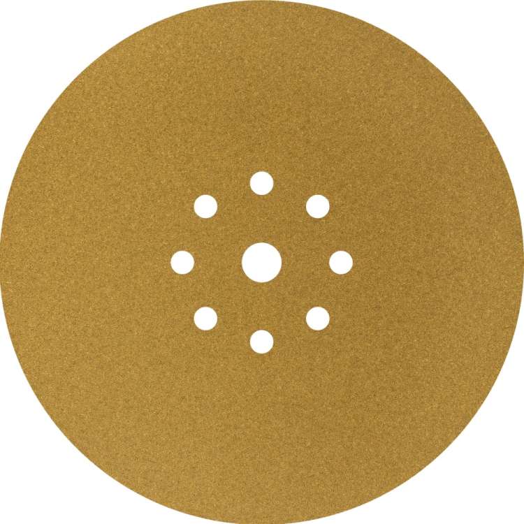 Шлифовальный круг на липучке Giraffe GOLD 100 шт, 225 мм, 9 отв., Р100 ABRAFORM AF100-GG-100