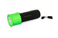 Фонарь Ultraflash LED15001-C (3XR03 светофор, зеленый с черным, 9 LED, пластик, блистер) 10481
