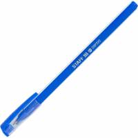 Масляная шариковая ручка STAFF Basic OBP-320, синяя, корпус голубой, узел 0.7 мм линия 0.35 мм 143023