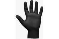 Ультрапрочные нескользящие нитриловые перчатки Jeta Safety 25пар, размер 7/S, черный, JSN 50 NATRIXBL07/S