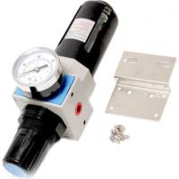 Фильтр-регулятор с индикатором давления 1/4" для пневмосистем Profi Forsage F-EW4000-02