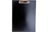 Вертикальный планшет INFORMAT А4 пластик двусторонний PVC черный с зажимом NM3012
