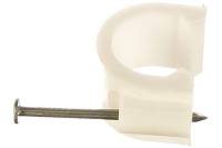 Скоба для кабеля, круглая А 12мм, 30шт - пакет Tech-Krep 103652
