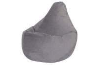 Кресло-мешок DreamBag, серый, велюр, р.XL 5023321