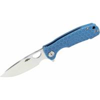 Нож Honey Badger Flipper S с голубой рукоятью HB1024