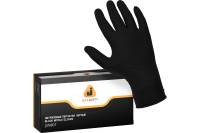 Нитриловые перчатки Jeta Safety черные, размер М/8, 100 шт, JSN808/M/УПАК