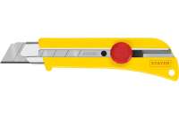 Нож с винтовым фиксатором Stayer SK-25, сегментированные лезвия 25 мм, усиленный корпус, 09173_z01