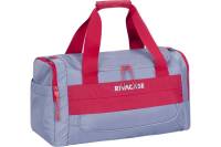 Дорожная и спортивная сумка RIVACASE grey/red 30L Duffle bag/6 5235red