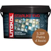 Эпоксидный состав для укладки и затирки мозаики LITOKOL STARLIKE EVO S.209 PIETRA D`ASSISI 499210002