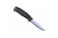 Нож Morakniv Companion Anthracite, нержавеющая сталь, черный 13165
