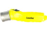 Фонарь Camelion LED51534, желтый, LED 3W SEOUL глуб 30м, 4xLR6, дайв, пласт+алюм., блистер 13360