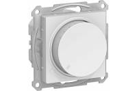 Светорегулятор Schneider Electric AtlasDesign Белый диммер поворотно-нажимной, 630Вт, ATN000136
