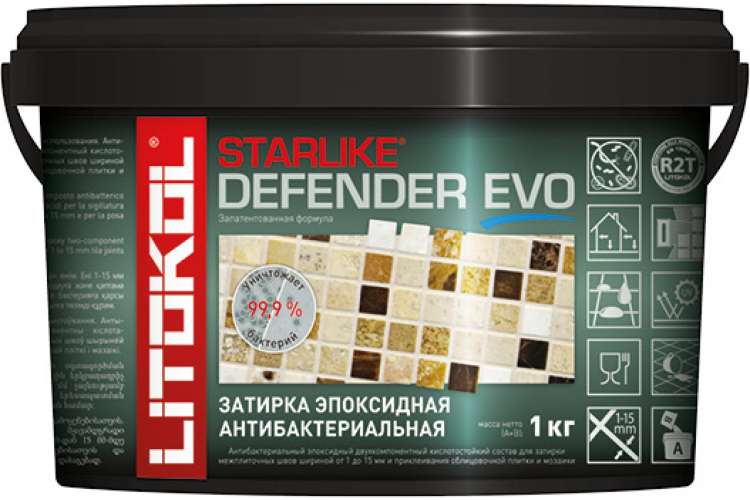 Эпоксидный состав для укладки мозаики LITOKOL STARLIKE Defender EVO S.225 TABACCO 485690002