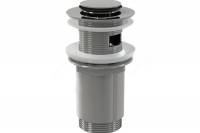 Донный клапан для умывальника Alca Plast латунь 1 1/4 с переливом слив клик-клак A391 025-1180